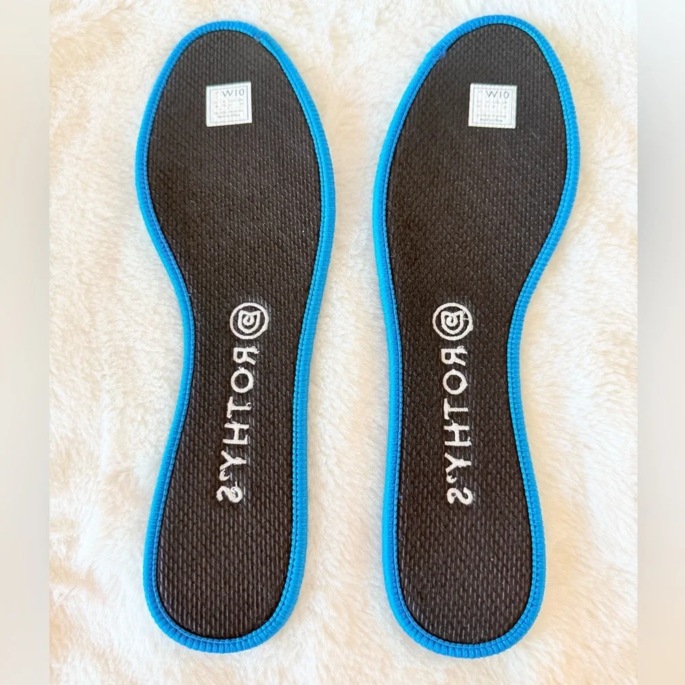 Rothy's Blue Knit Slip-On Flats